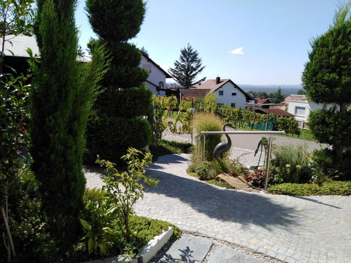 Ferienwohnung Wisser- Fernblick Bad Bellingen Exteriör bild